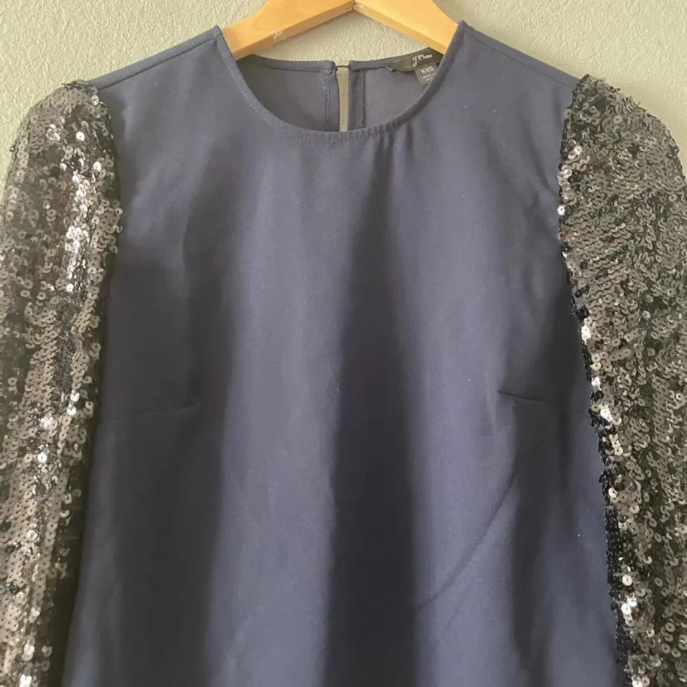J. Crew Sequin Top